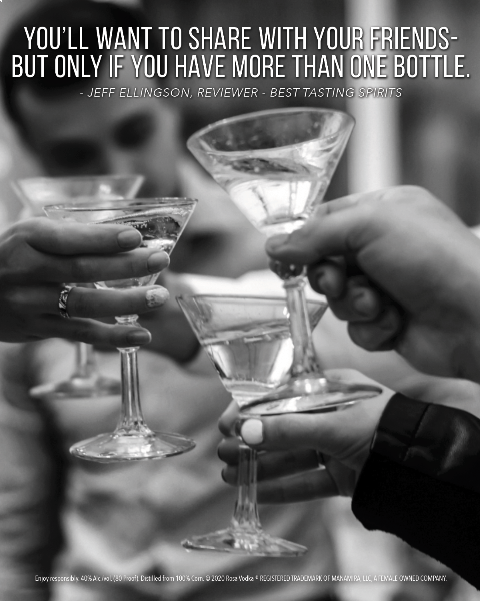 3 packs of Rosa Vodka 750ml